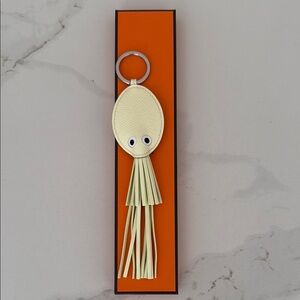 Hermès Poulpe Leather Charm Key Ring